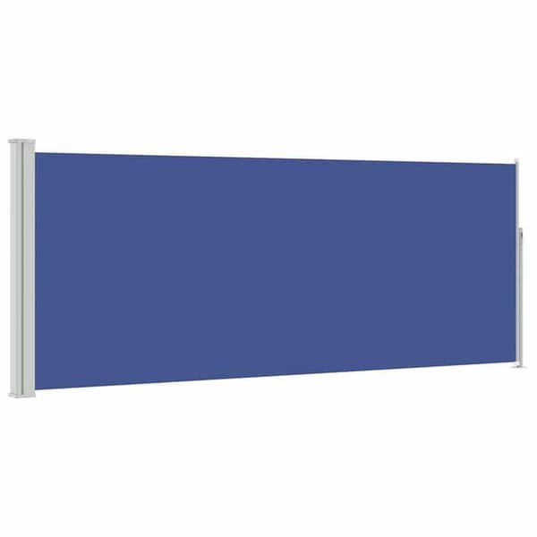 Maison Exclusive - Fällbart sidotak 117x314 cm Blå
