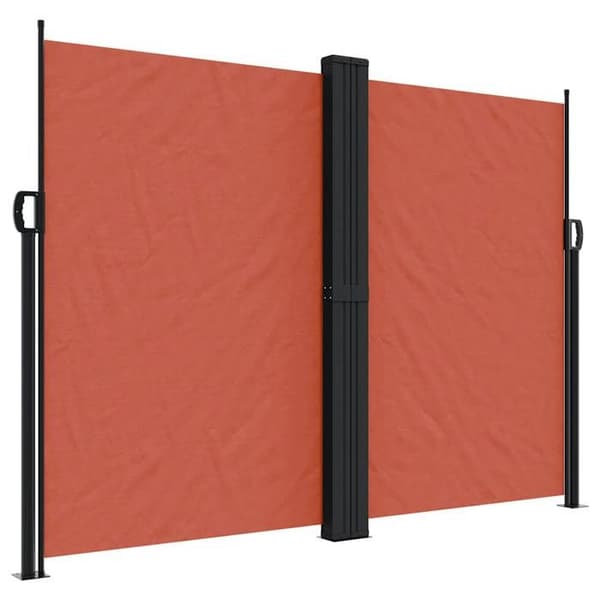 Maison Exclusive - Fällbart sidotak terrakotta 180x1200 cm