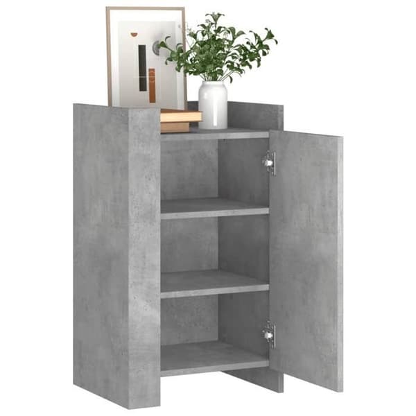 Maison Exclusive - Buffet grå beton 45x35x75 cm Ingeniørtræ