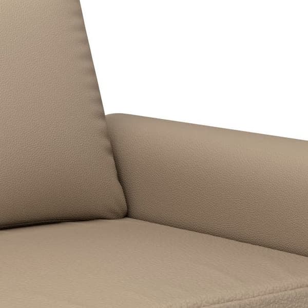 Maison Exclusive - Sæt af 2 sofaer med puder Cappuccino Simililæder