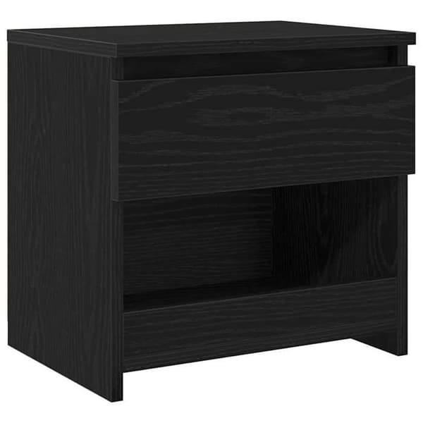 Maison Exclusive - Natbord 2 dele Sort eg 40 x 30 x 39 cm
