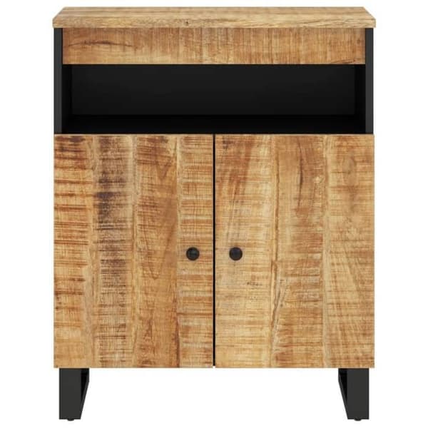 Maison Exclusive - Buffet med 2 døre 60x33x75 cm massiv mangotræ