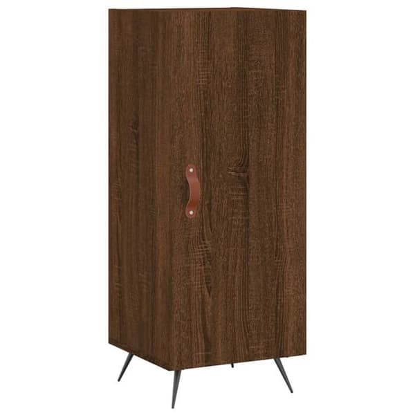 Maison Exclusive - Buffé Ek brun 34,5x34x90 cm Ingenjörsträ
