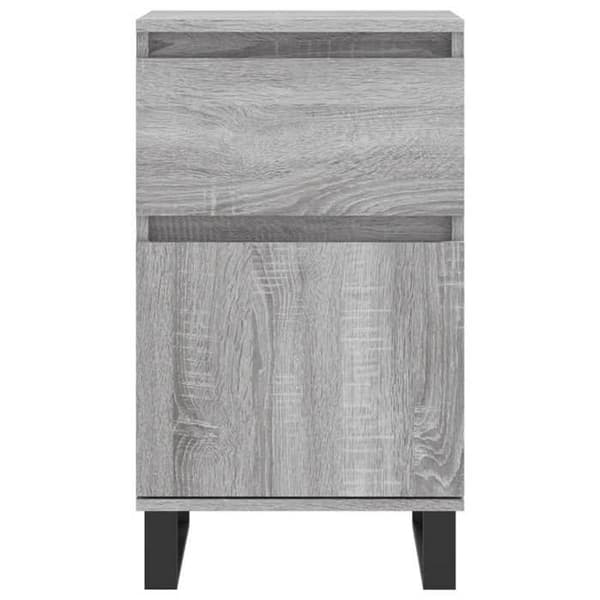 Buffet - EKSKLUSIVT HUS - Sonoma grå - Ingeniørtræ - 40x35x70 cm - 2 dele sonoma grå