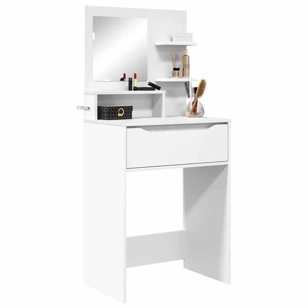 Maison Exclusive - Sminkbord för sovrum Vit 60 x 39,5 x 135 cm Vit