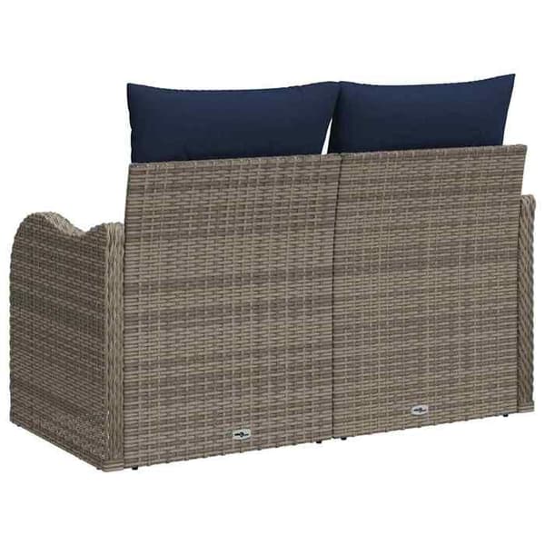 Maison Exclusive - Puutarhatuoli tyynyllä 121 x 62 x 69 cm polyrottinki