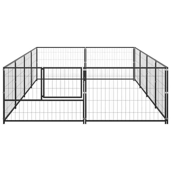 Hundehus - Eksklusivt Hus - 8 m² - Stål - Sort Svart