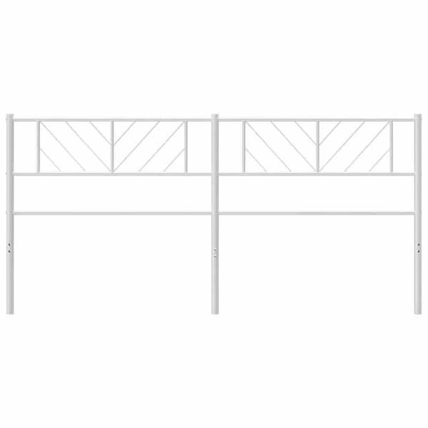 Hovedgærde - EKSKLUSIV HUS - Klassisk - 200 cm - Malet epoxy stål - Hvid Vit