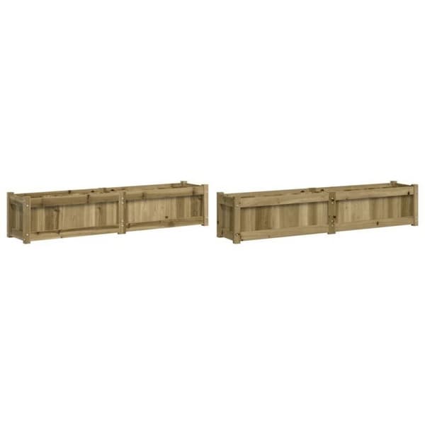 Maison Exclusive - 2 st planter i tryckimpregnerad furu