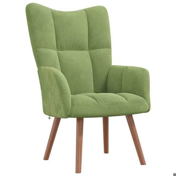 Maison Exclusive - Ljusgrön Velour Relaxstol