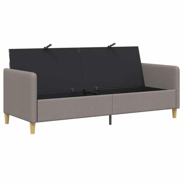 Maison Exclusive - Soffa med förvaring Taupe 192 x 78 x 87 cm Polyester Mol