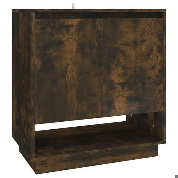 Maison Exclusive - Buffet Røget Eg 70x41x75 cm Ingeniørtræ