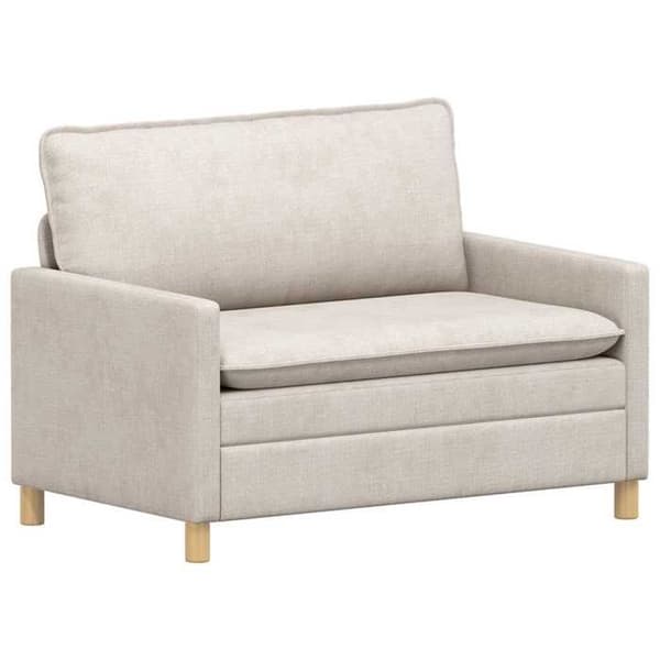 Divaani - MAISON EXCLUSIVE - Maison Exclusive - Kermainen - Polyesteri - 126 x 81 x 87,5 cm Grädde