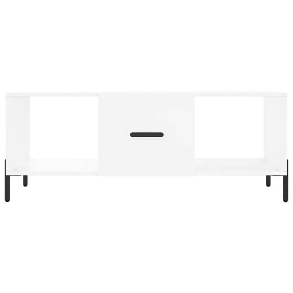Bord - EKSKLUSIV HUS - 102 x 50 x 40 cm - Hvid - Ingeniørtræ - 3 rum Vit