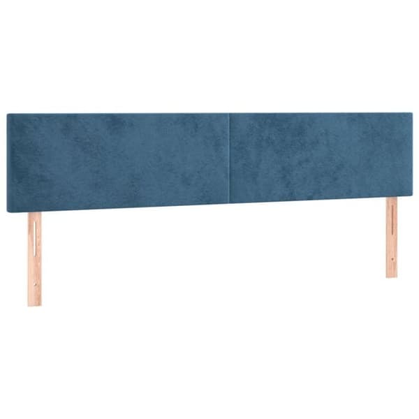Maison Exclusive - Vuodepohja ja tummansininen patja 160x200cm Sametti