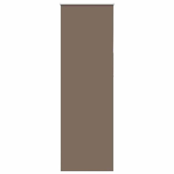 Maison Exclusive - Mörkläggande rullgardin kaffe 80x210cm tygbredd 75,7cm