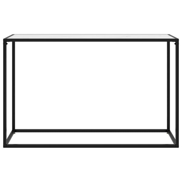 Konsolbord Vit 120x35x75 cm Härdat glas75 [cm]