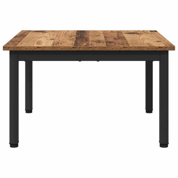 Bord - EKSKLUSIV HUS - Gammel træ - Ingeniørtræ - 60x60x36 cm - Rektangulær