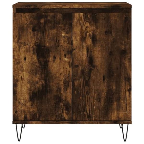 Maison Exclusive - Buffé Ek rökt 60x35x70 cm Ingenjörsträ