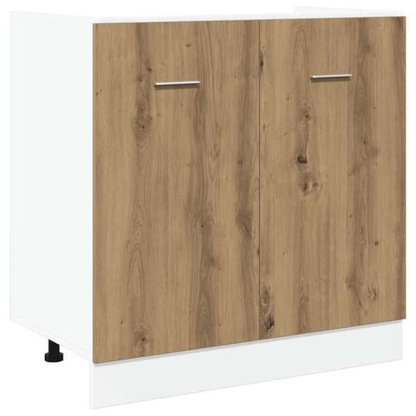 Underskabs møbel - EKSKLUSIV HUS - Lyon - 80 x 46 x 81,5 cm - Ingeniørtræ - Eg look