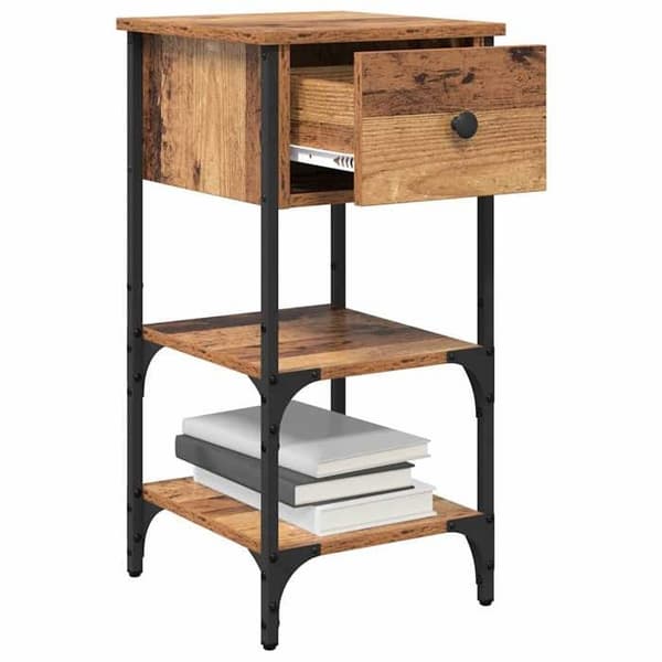 Maison Exclusive - Sängbord 2 st Brun 33,5 x 36 x 70 cm