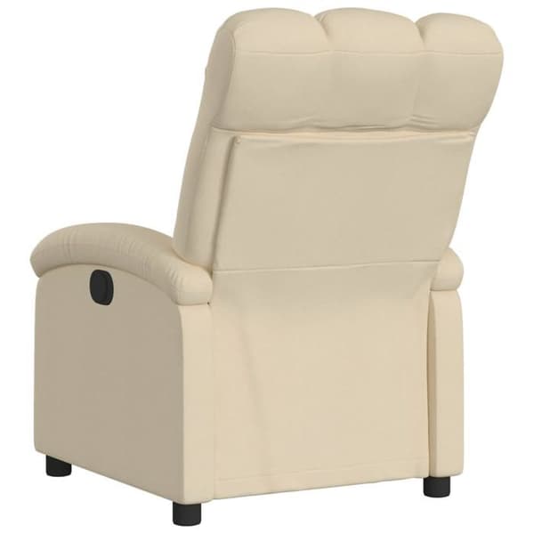 Maison Exclusive - Recliner i krämfärgad tyg Grädde