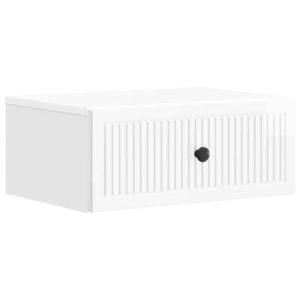 Maison Exclusive - Sängbord 2 delar Vit glansig 49 x 34,5 x 20 cm