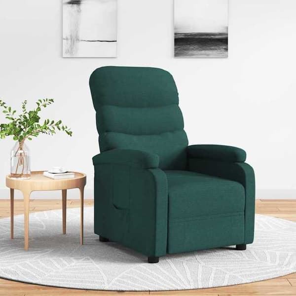 Maison Exclusive - Mørkegrøn Recliner Stol i Stof