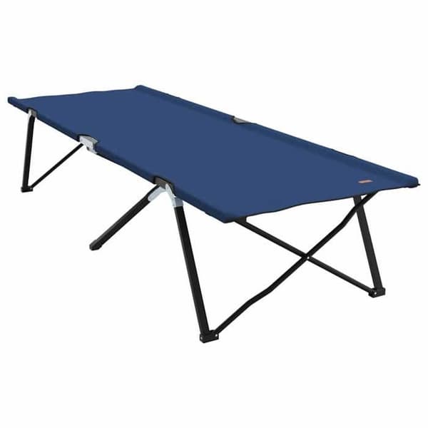 Maison Exclusive - Sammenklappelig camping seng 2 stk Blå 206 x 76 x 74 cm