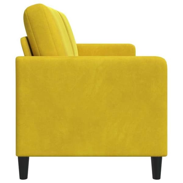 Maison Exclusive - Soffa med förvaring Gul 192 x 78 x 87 cm Polyester