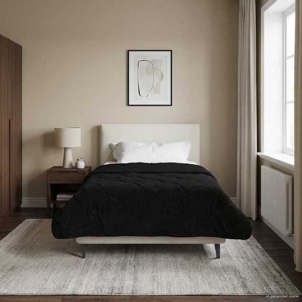 Maison Exclusive - Helårs dyne Matelassé Sort 140 x 220 cm