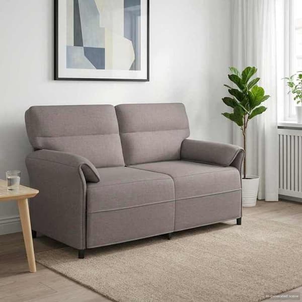 Maison Exclusive - Sofa 2 pladser Taupe 158 x 83 x 95 cm