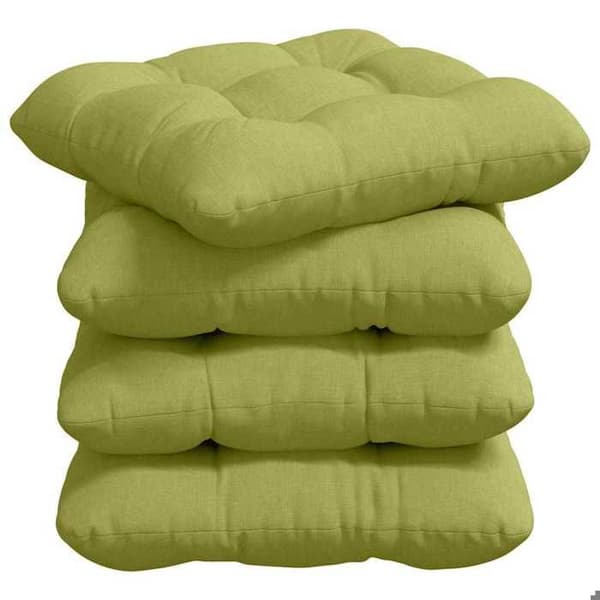 Sittkuddar - EXKLUSIV HEM - Paket med 4 st - Ljusgrön - 40×40×12 cm - Polyesterfiber Ljusgrön