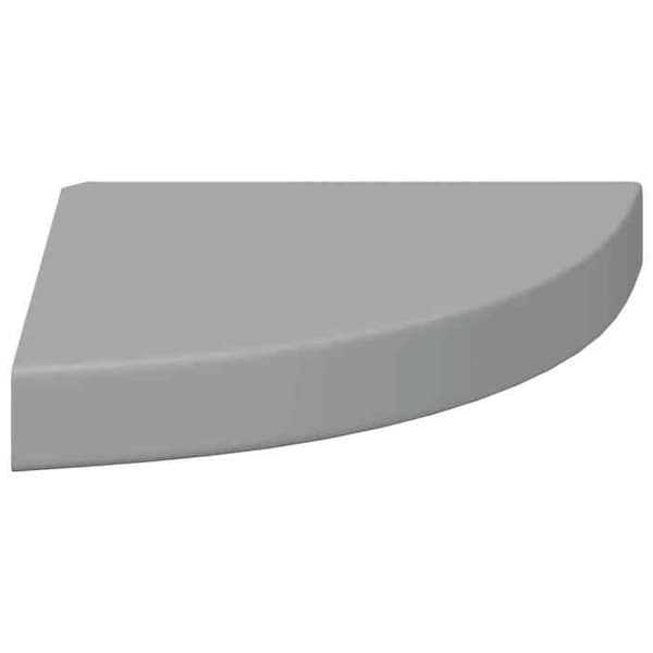 Maison Exclusive - Harmaa kulma kelluva hylly 25x25x3,8 cm MDF grå
