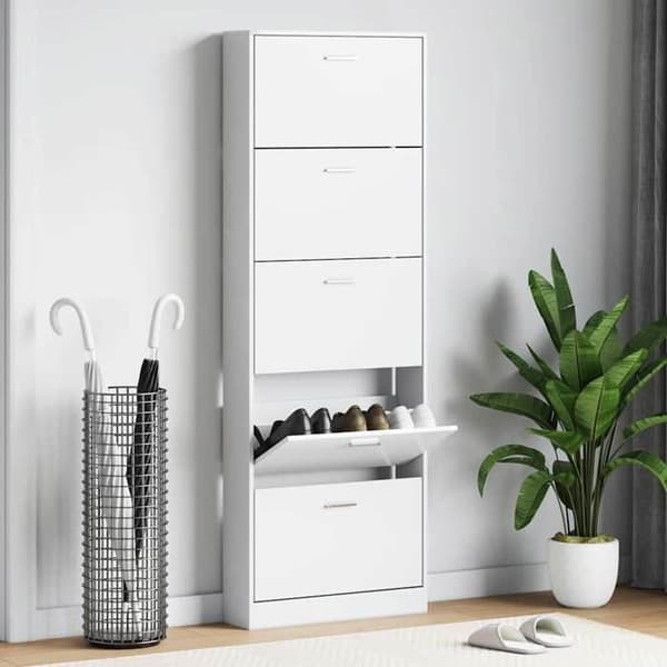 Skoopbevaring - Eksklusivt hjem - 5 rum - Hvid - 15 par Vit