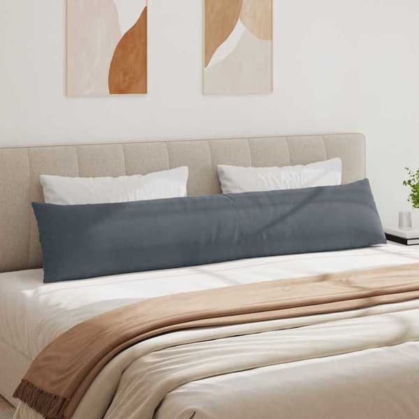 Maison Exclusive - Soffkuddar 2 st Mörkgrå 200 x 40 cm Mörkgrå