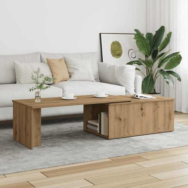 Maison Exclusive - Håndlavet egetræsbord 150x50x35 cm i ingeniørtræ