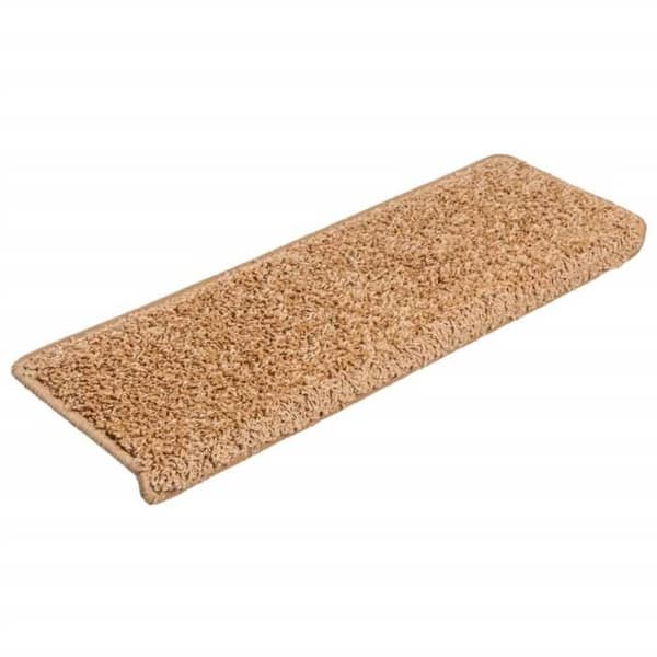 Maison Exclusive - Trappmatta 15 delar 65 x 21 x 4 cm Beige Rektangulär kant beige