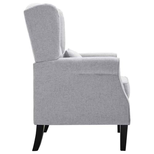 Maison Exclusive - Vaaleanharmaa tuoli kangas ljusgrått