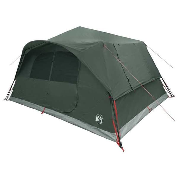 Tält - EXKLUSIVT HUS - Snabbtält för 10 personer - Armégrön - Polyester & stål - Fällbart, snabb installation