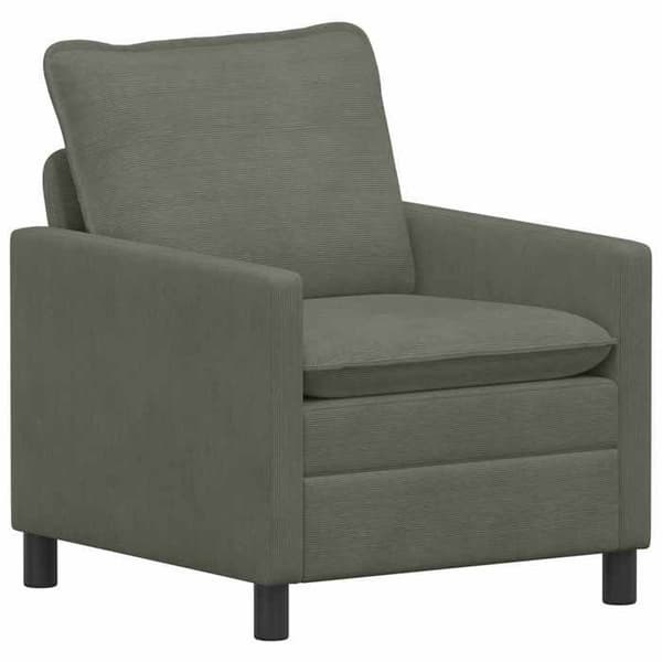 Maison Exclusive - Soffa Ljusgrå 76 x 81 x 87,5 cm Tyg