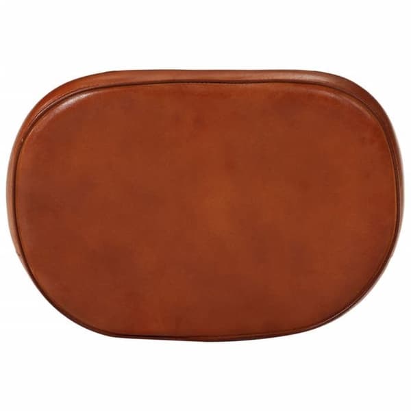 Maison Exclusive - Barstolar set om 2 mörkbruna 41x29x62 cm