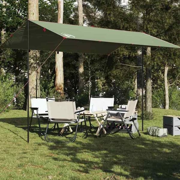Maison Exclusive - Grön campingduk 400x294 cm vattentät