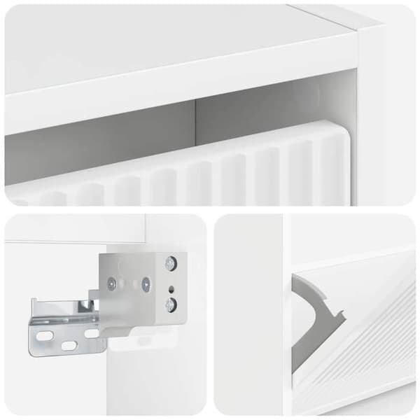 Maison Exclusive - Vægmonteret skoskab ARNHEM 71 x 17 x 86 cm Ej specificerat