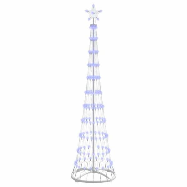 Maison Exclusive - LED Juletræ Blå 190 cm Metal Blå