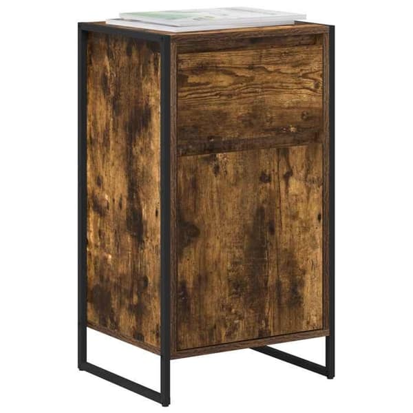 Maison Exclusive - Buffé Ek Rökig 43 x 36 x 75,5 cm Ingenjörsträ