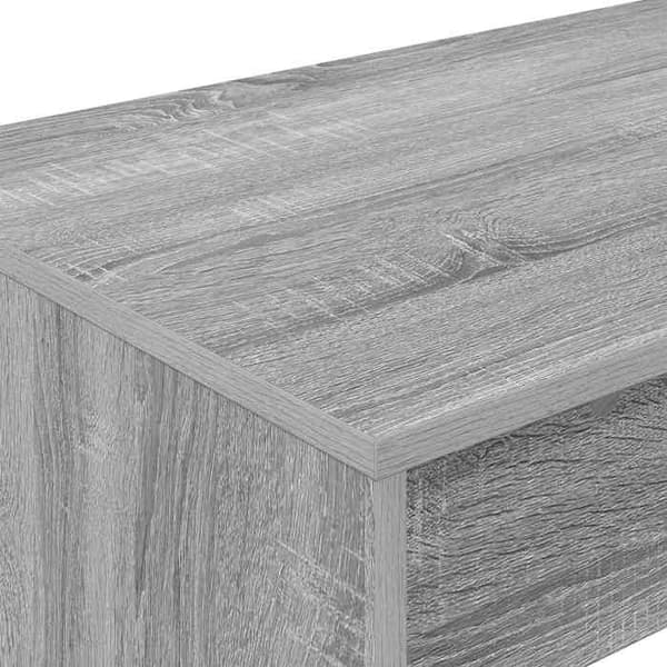 Maison Exclusive - Sonoma grå ingeniørtræ sengeskrivebord 100 x 45 x 75 cm Sonoma grå