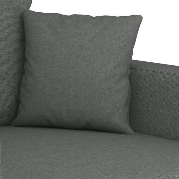 Maison Exclusive - Sæt af 2 sofaer med puder Mørkegrå Stof