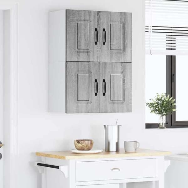 Maison Exclusive - Kalmar 2 stk. opvaskemaskine panel Grå Sonoma Gris Sonoma