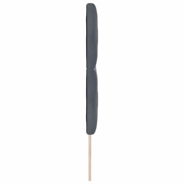Maison Exclusive - Mörkgrå sänggavel 180 cm Sammet